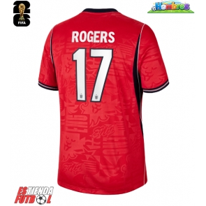 Inglaterra Morgan Rogers #17 Segunda Equipación Mundial 2026 Manga Corta